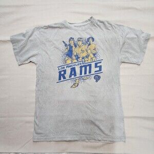 Star Wars LA RAMS Grey Graphic T-shirt Size Medium